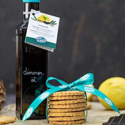 Kekse mit Limonenöl